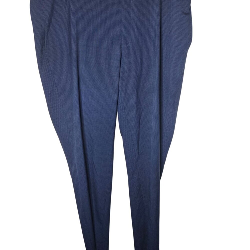 Lauren Ralph Lauren‎ Mens Blue Plaid Dress Pants Size 40/32 Preppy Formal Slacks